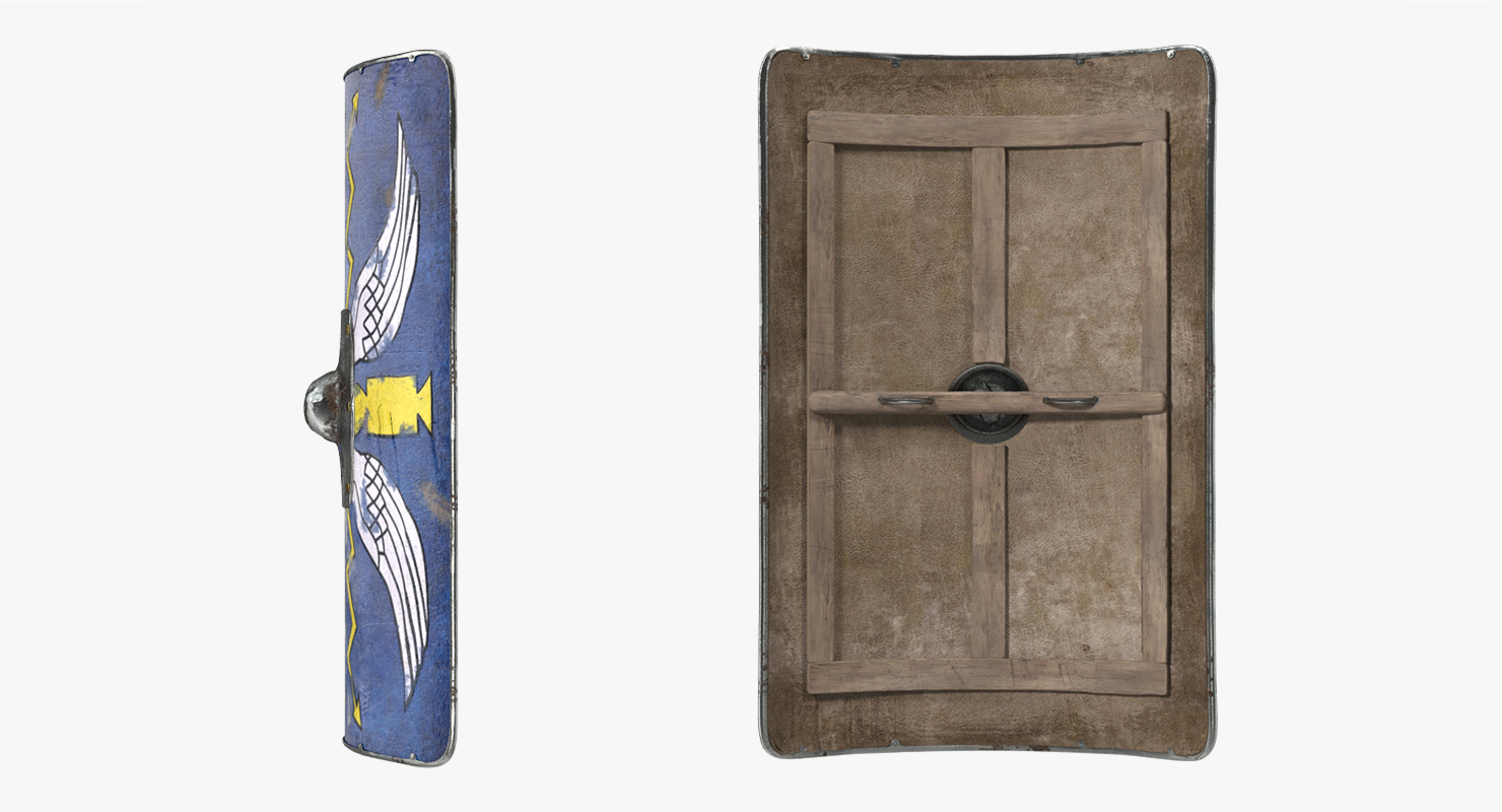 Roman Shield 3D