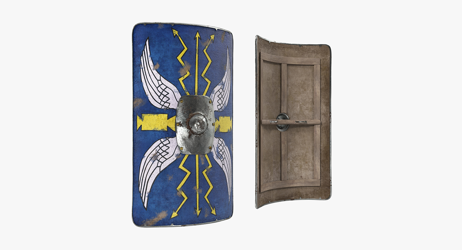 Roman Shield 3D
