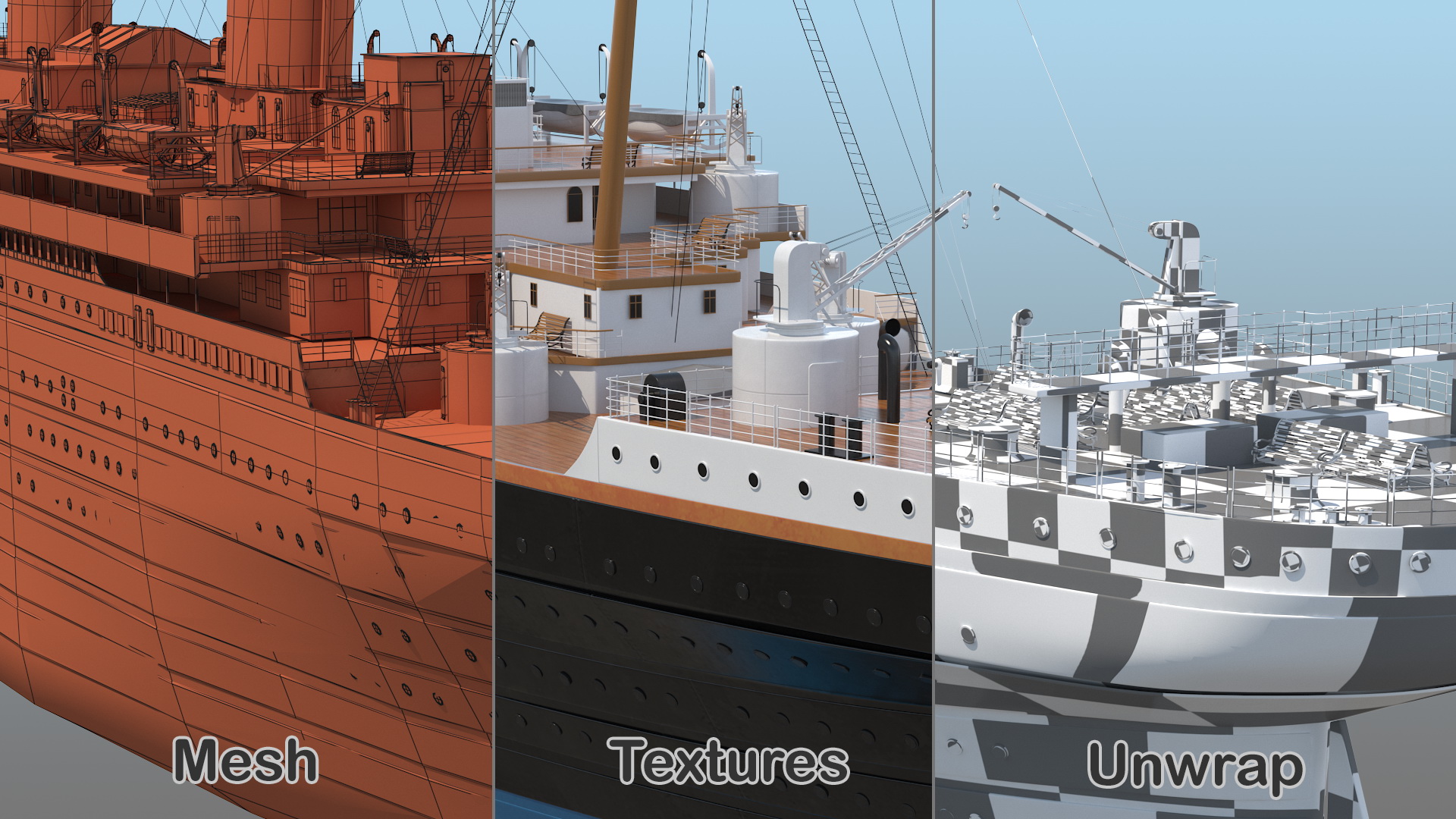 3D Ocean Liner