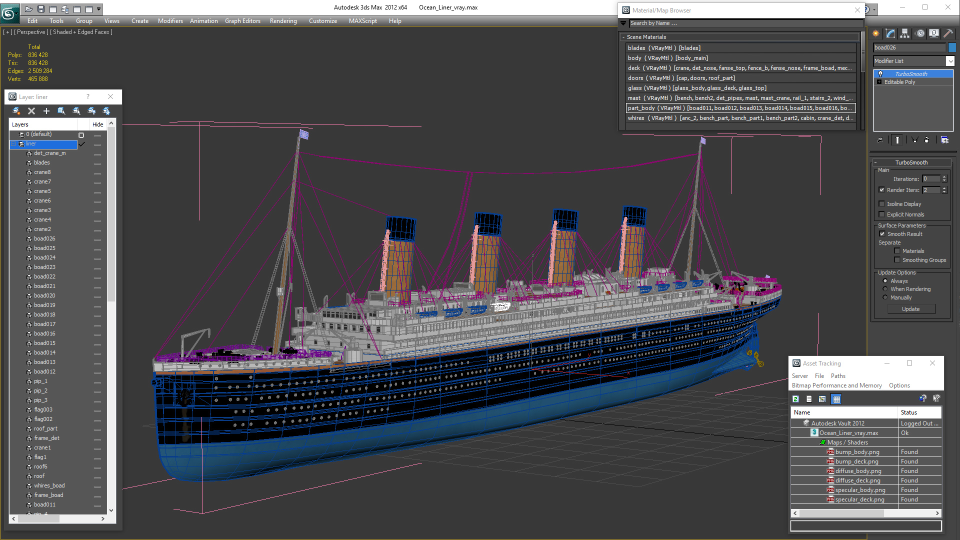 3D Ocean Liner