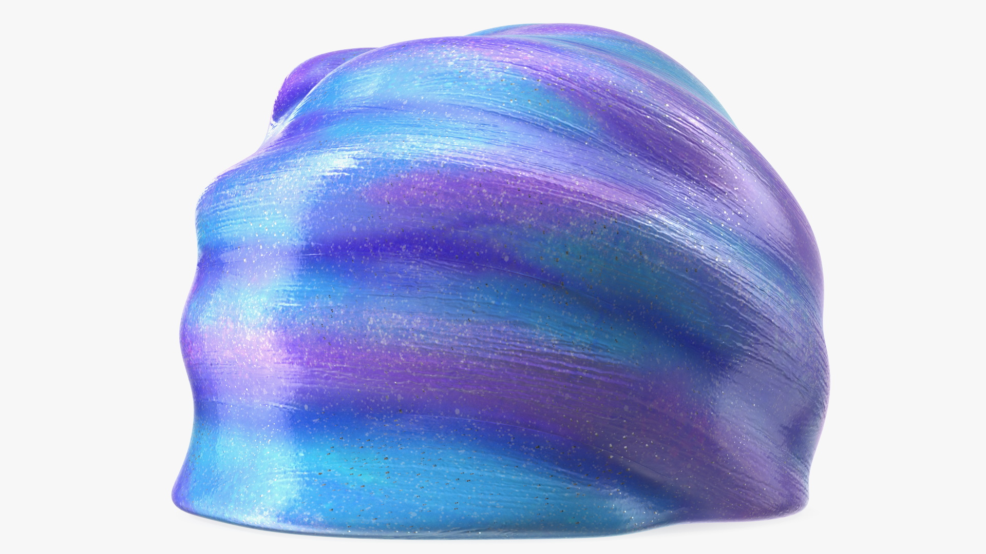 Blue Purple Toy Slimes 3D