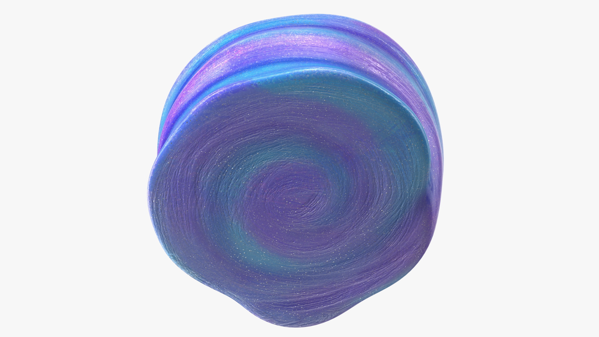 Blue Purple Toy Slimes 3D