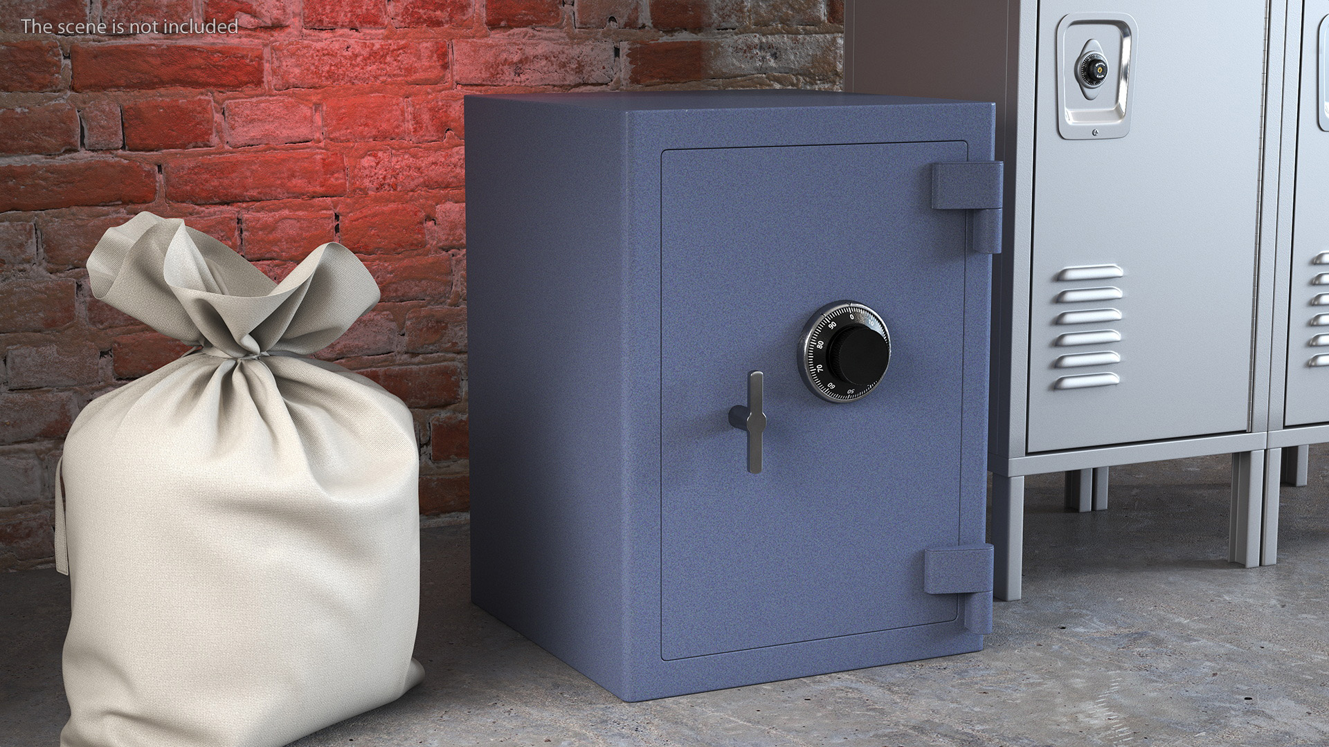 Analog Fire Proof Safe 3D