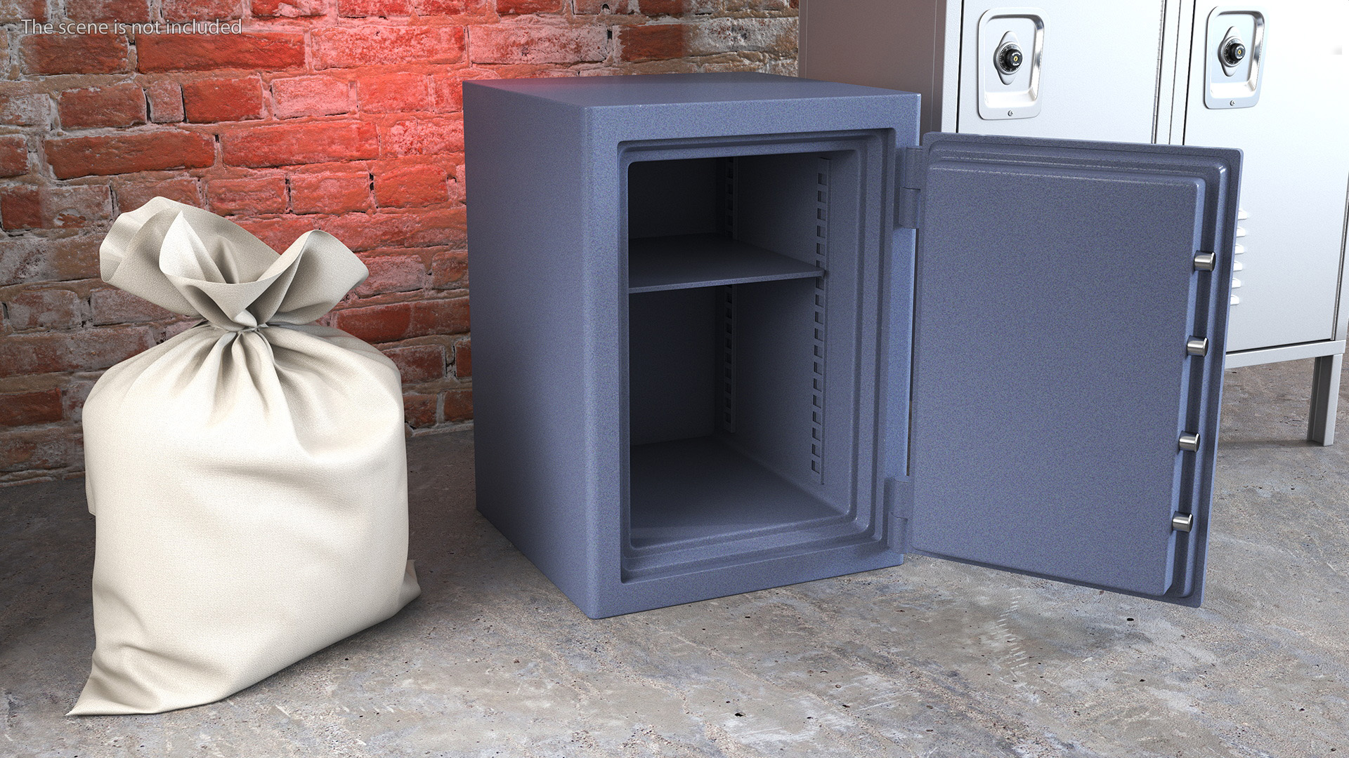 Analog Fire Proof Safe 3D