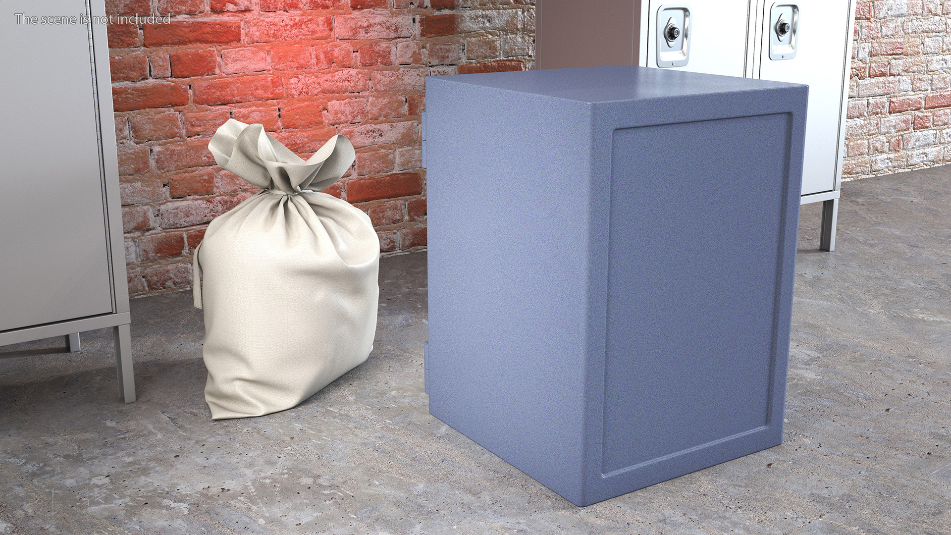 Analog Fire Proof Safe 3D