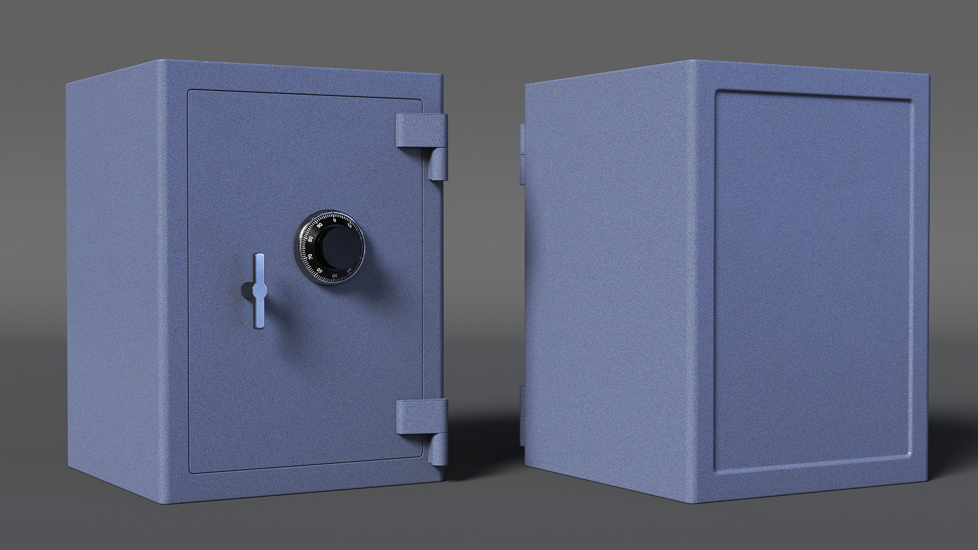 Analog Fire Proof Safe 3D