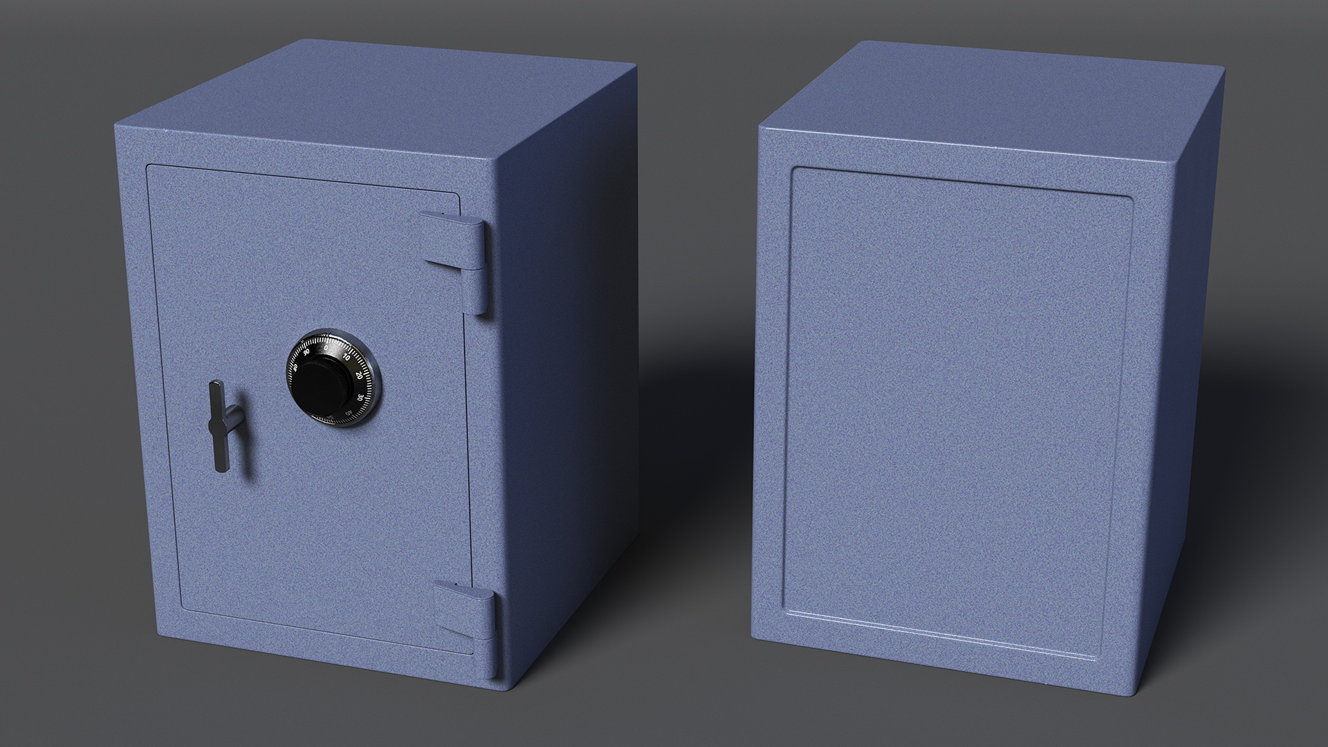 Analog Fire Proof Safe 3D