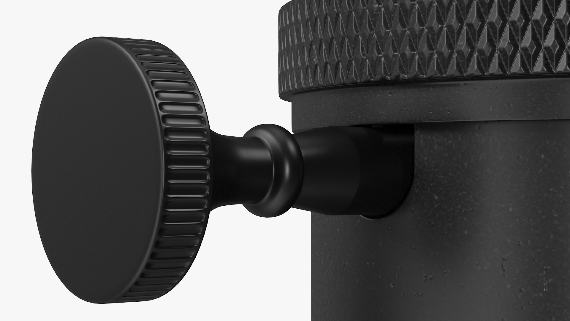 3D model Vintage Lightbulb Socket Black