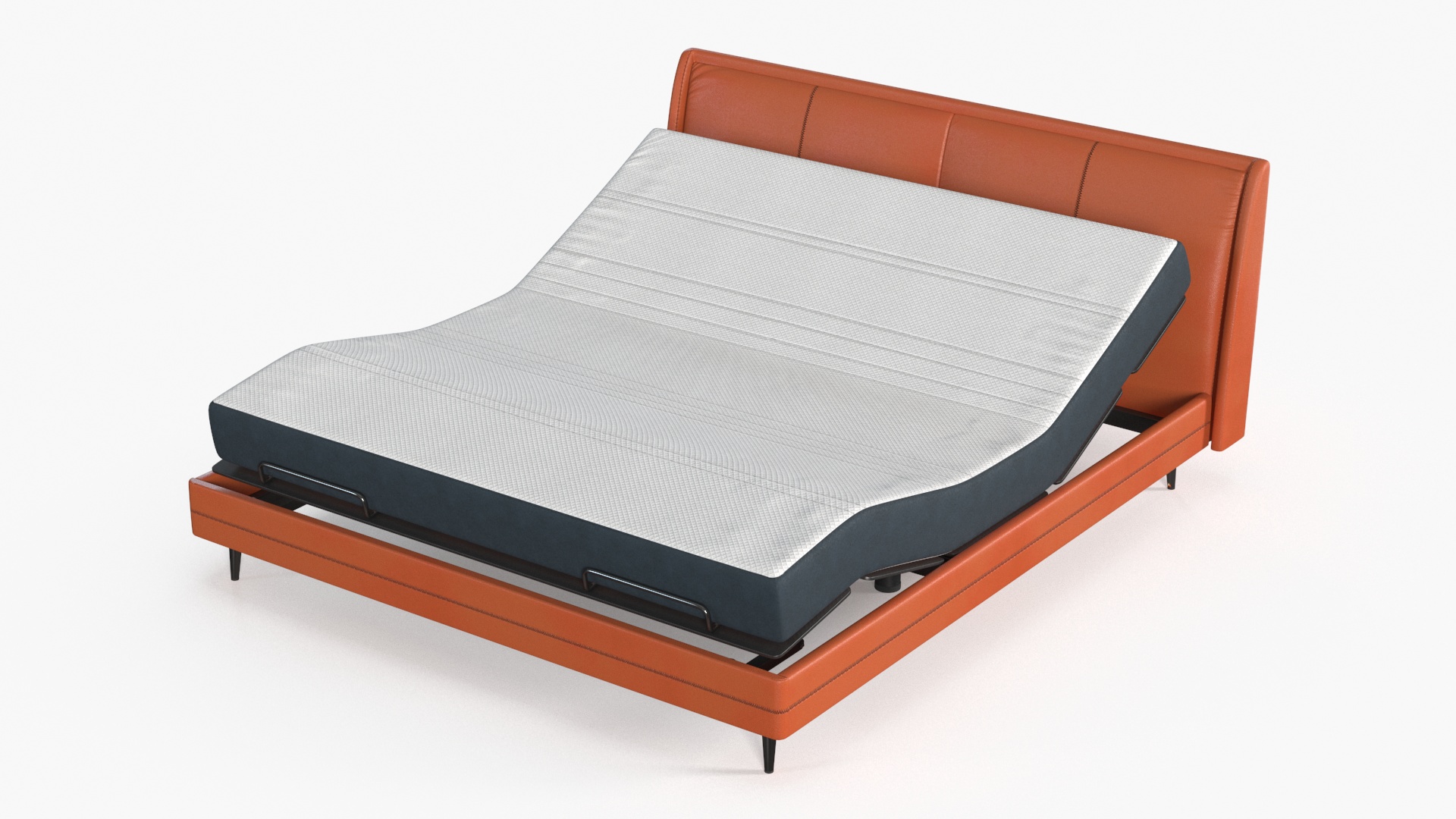 3D Smart Electric Bed Pro Xiaomi Orange Rigged model