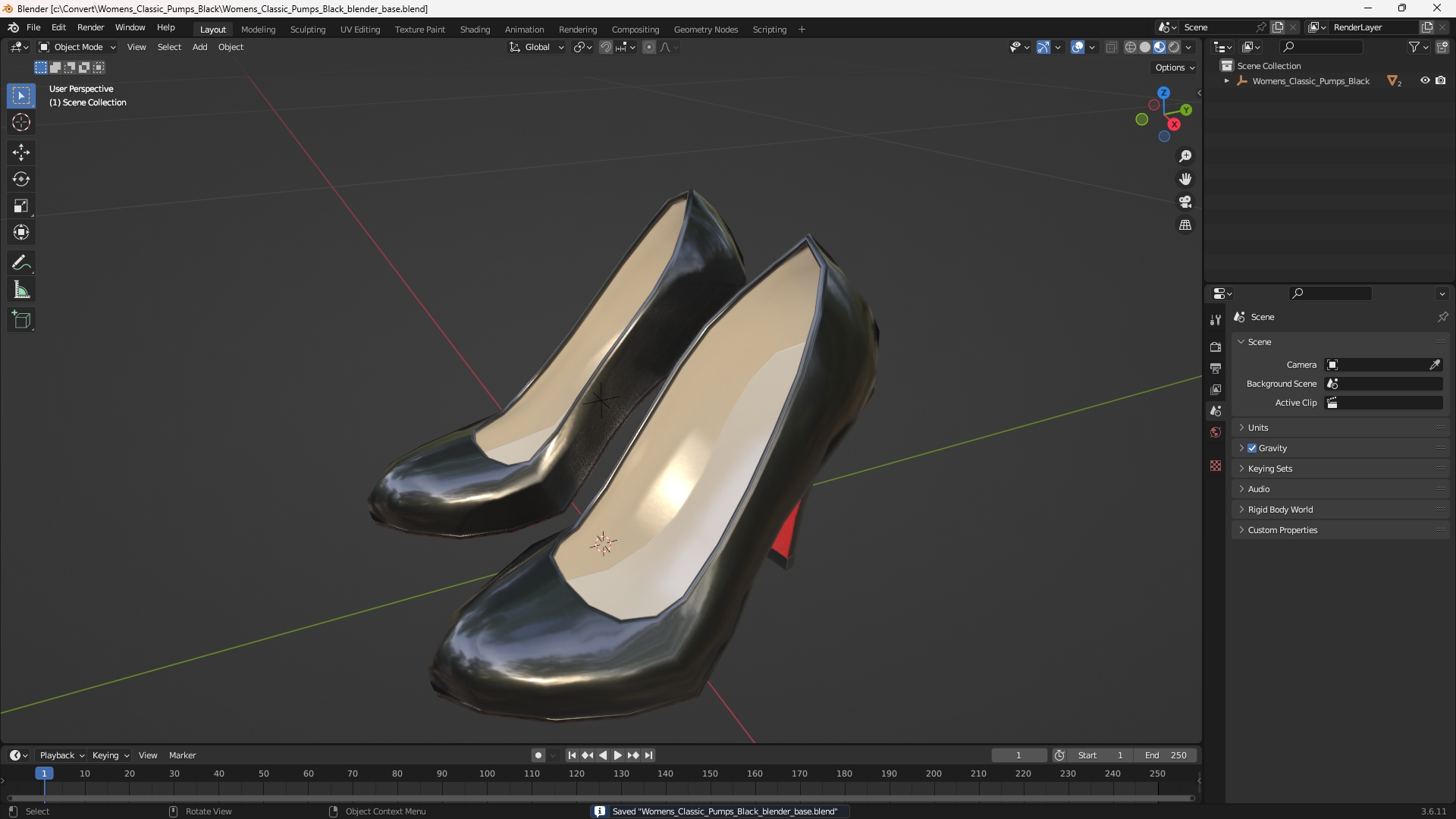 Womens Classic Pumps Black - view 10