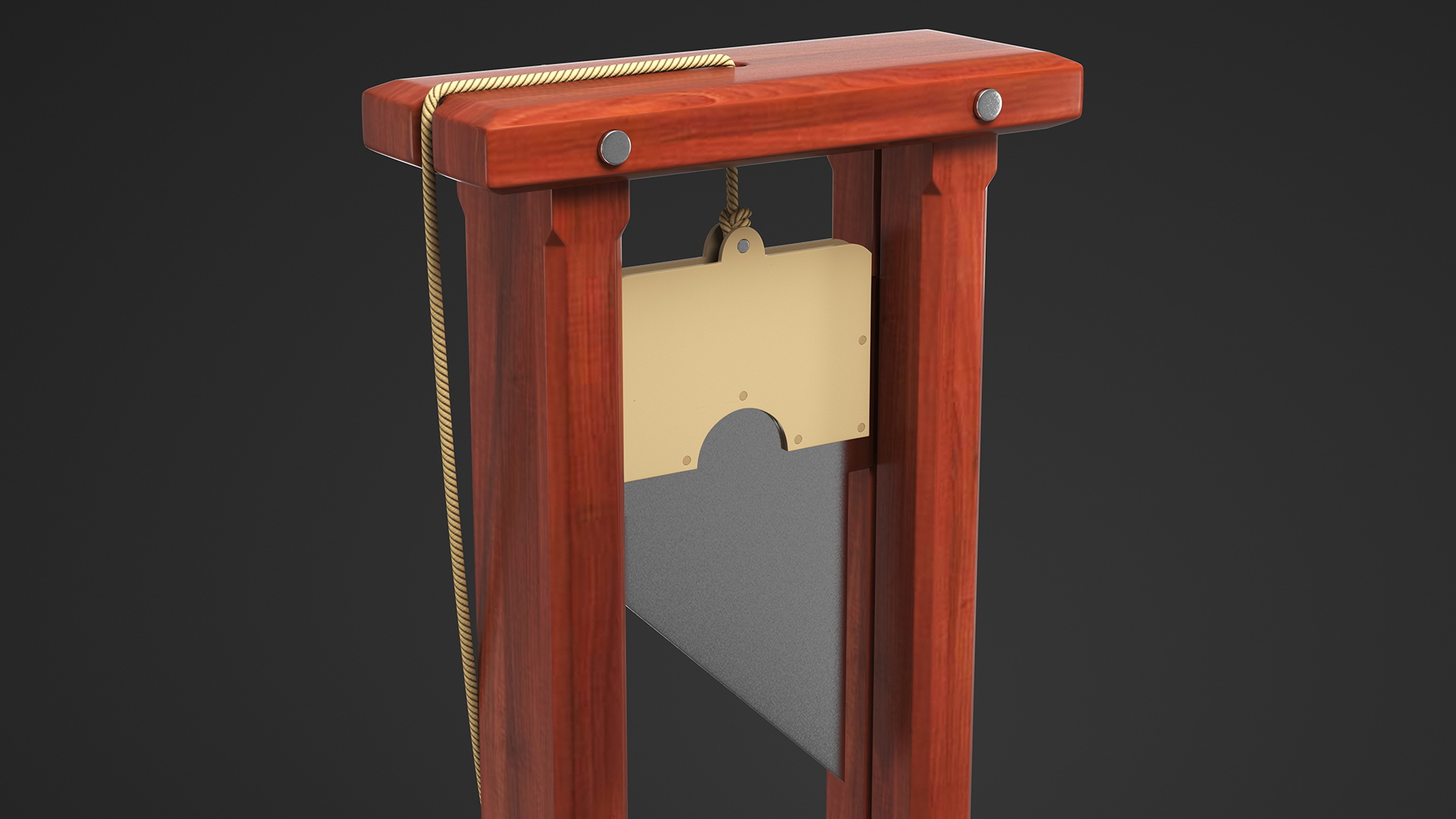 Vintage European Guillotine 3D