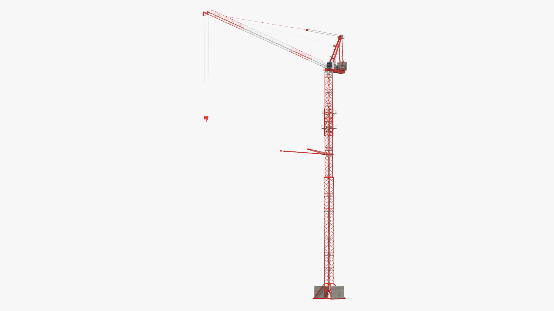 Tower Crane Rigged for Cinema 4D 3D