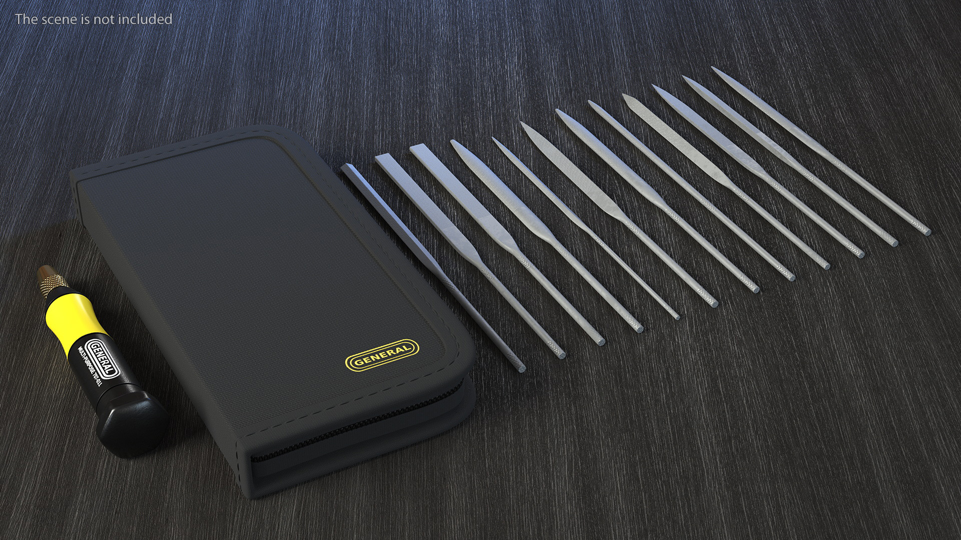 Diamond Files and Case 3D