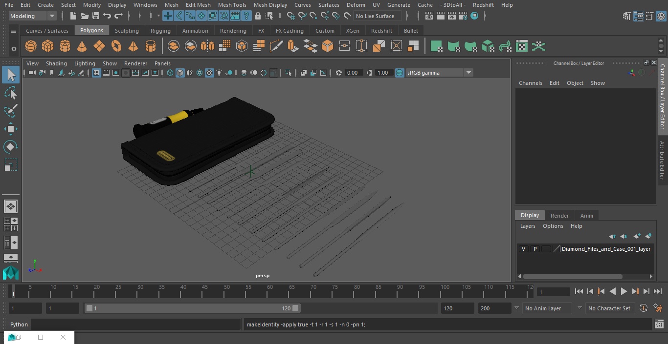Diamond Files and Case 3D