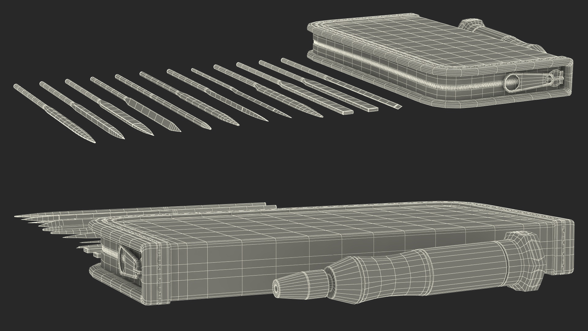 Diamond Files and Case 3D