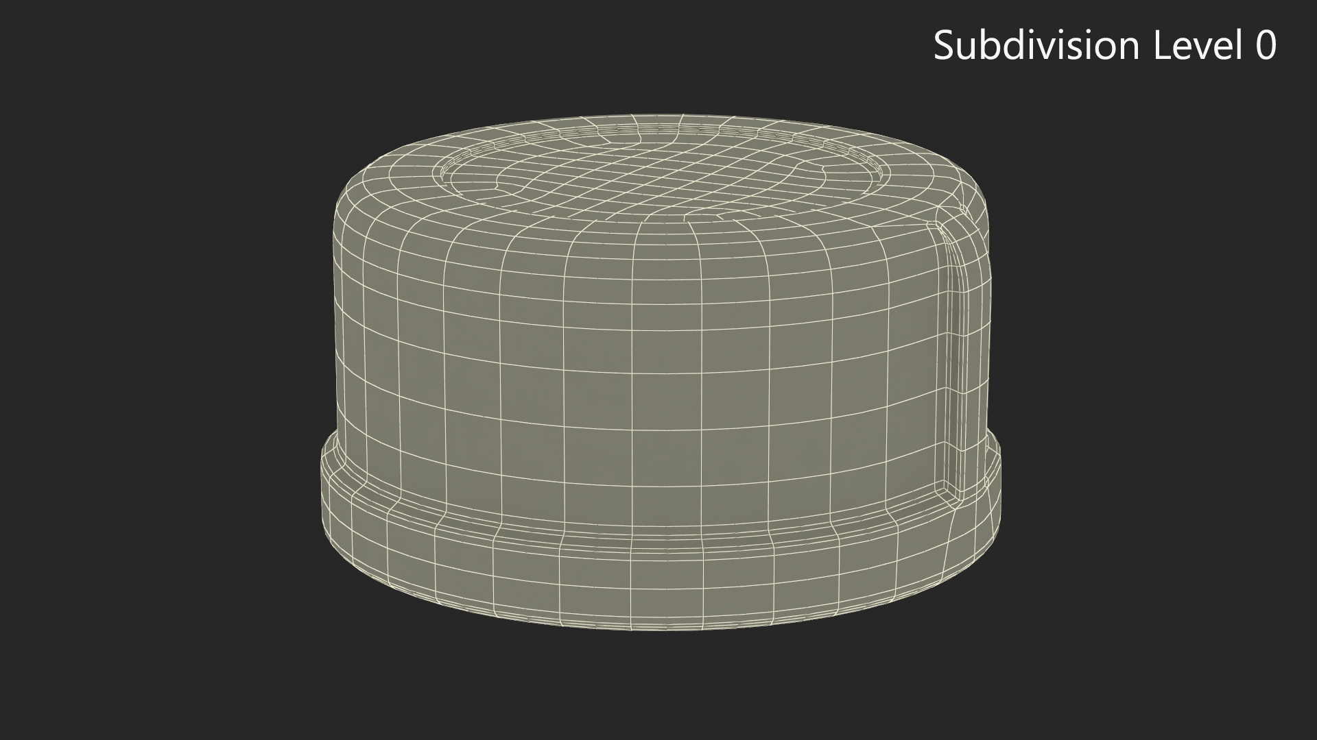 Fitting Cap SS304 3D
