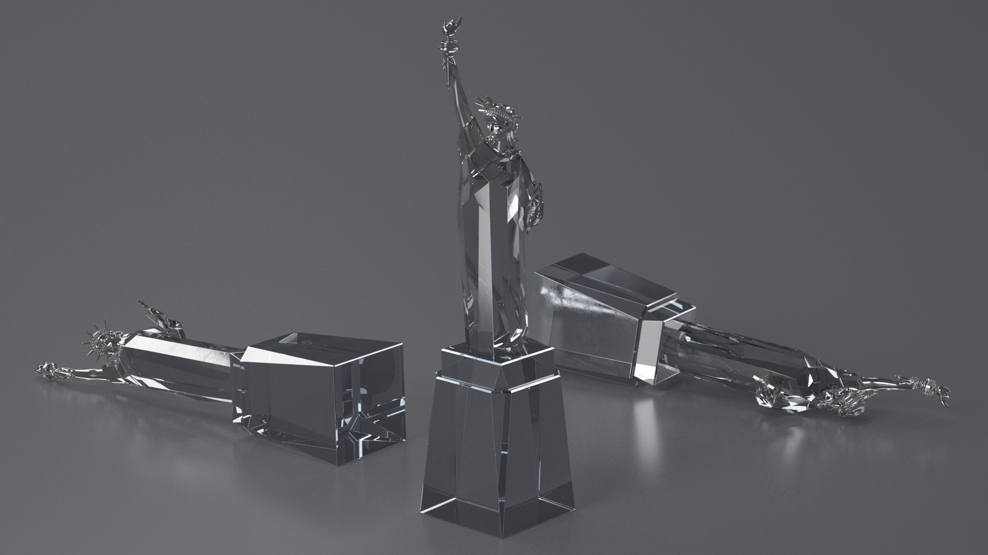3D Crystal Decor Statue of Liberty