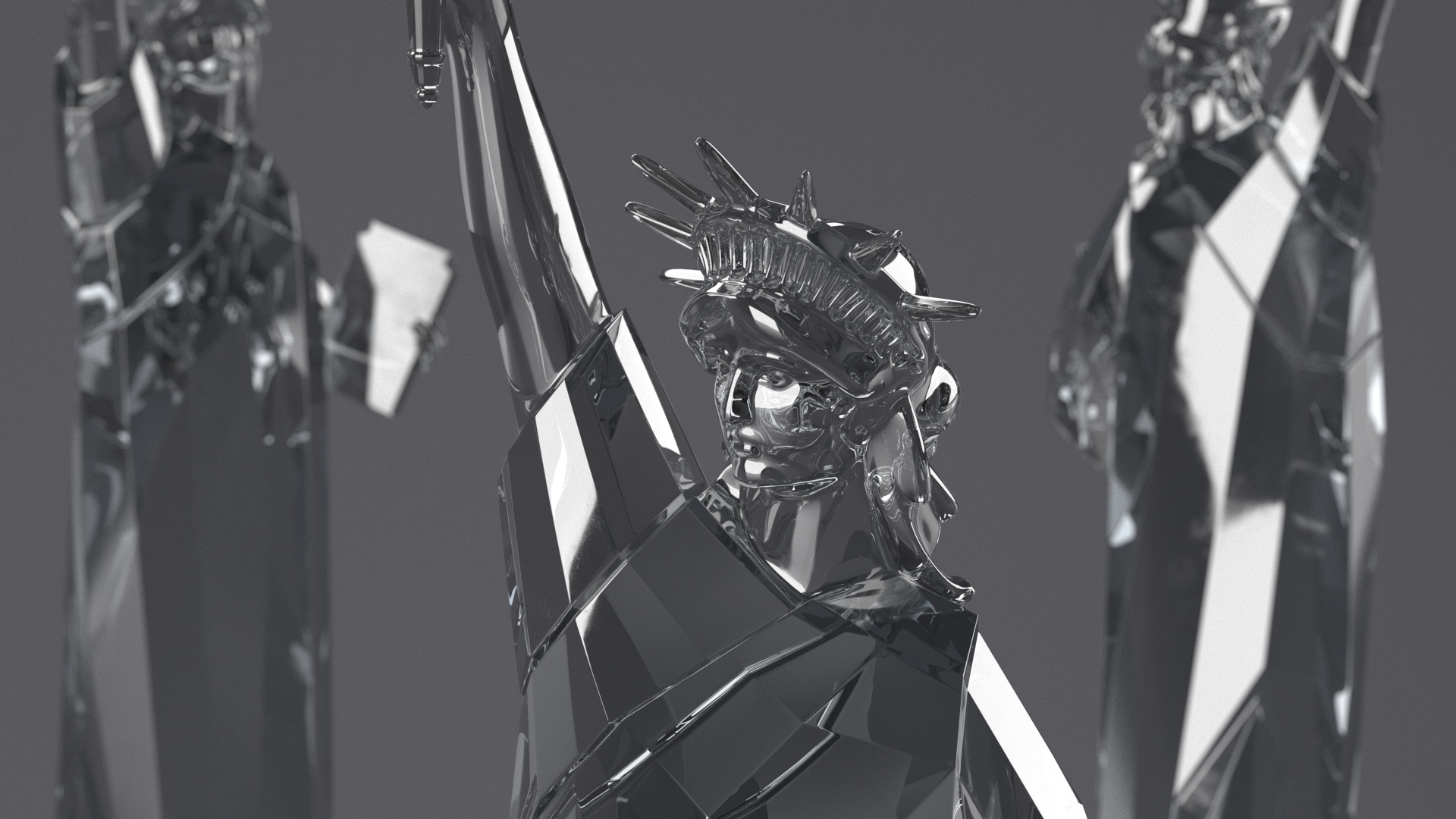 3D Crystal Decor Statue of Liberty