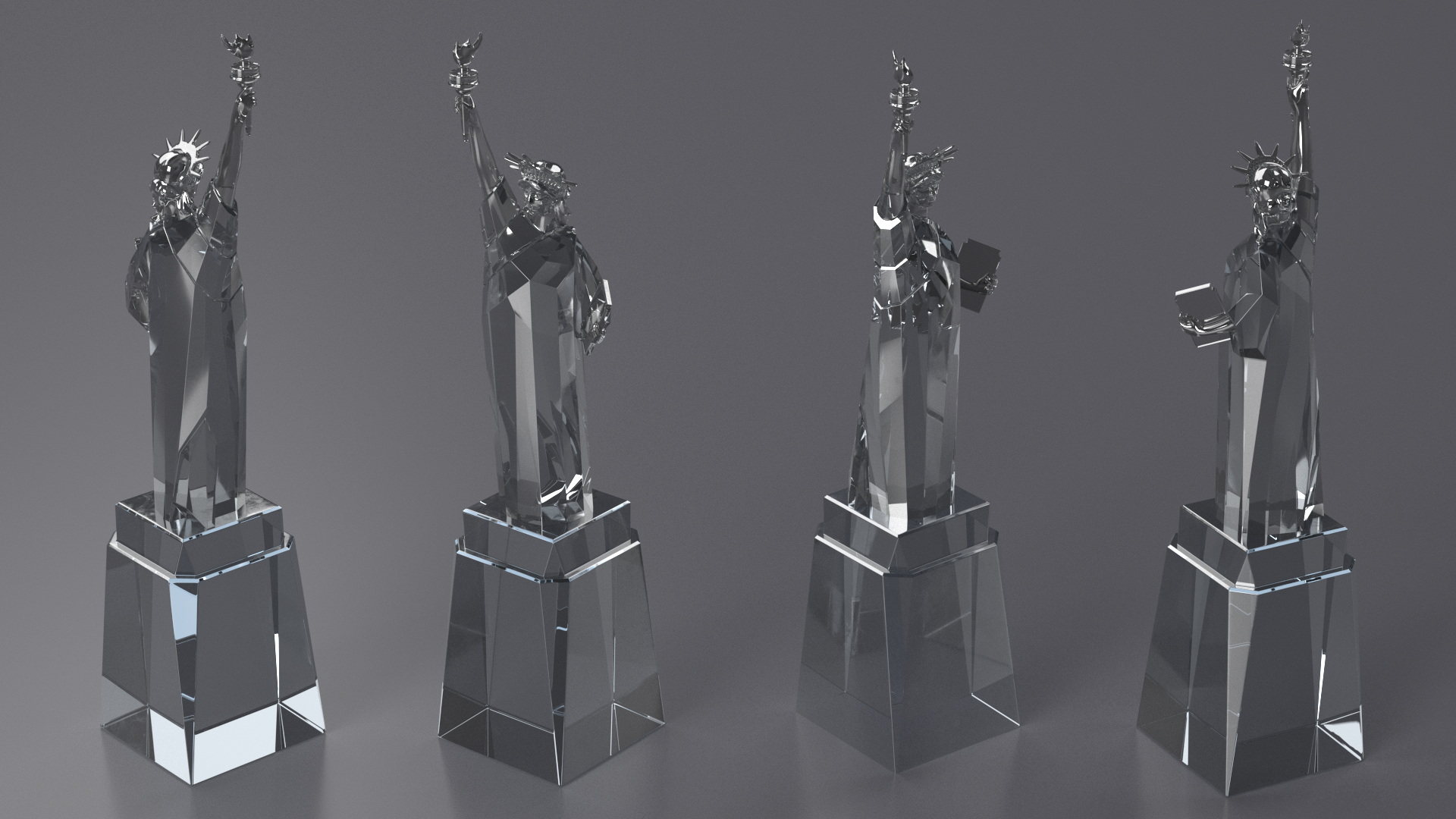 3D Crystal Decor Statue of Liberty