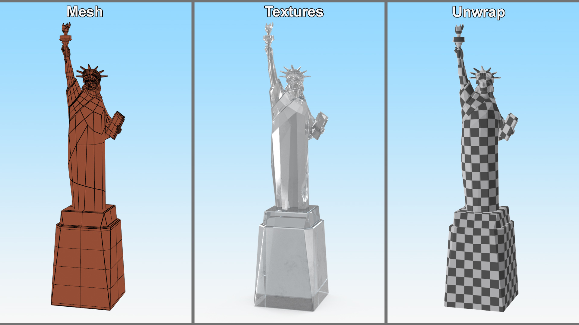 3D Crystal Decor Statue of Liberty