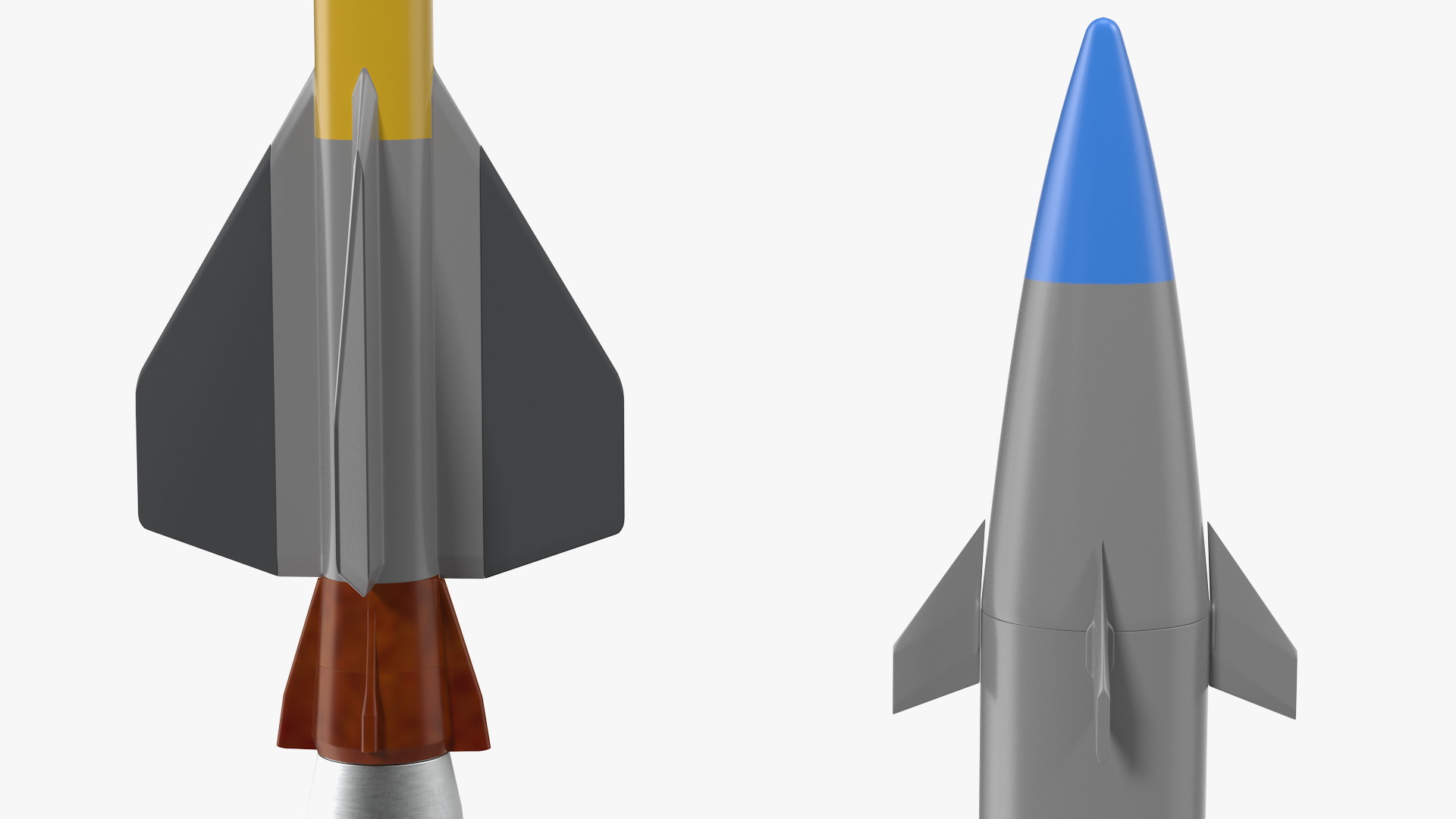 Pantsir S1 Two-Stage Missile 57E6E 3D model