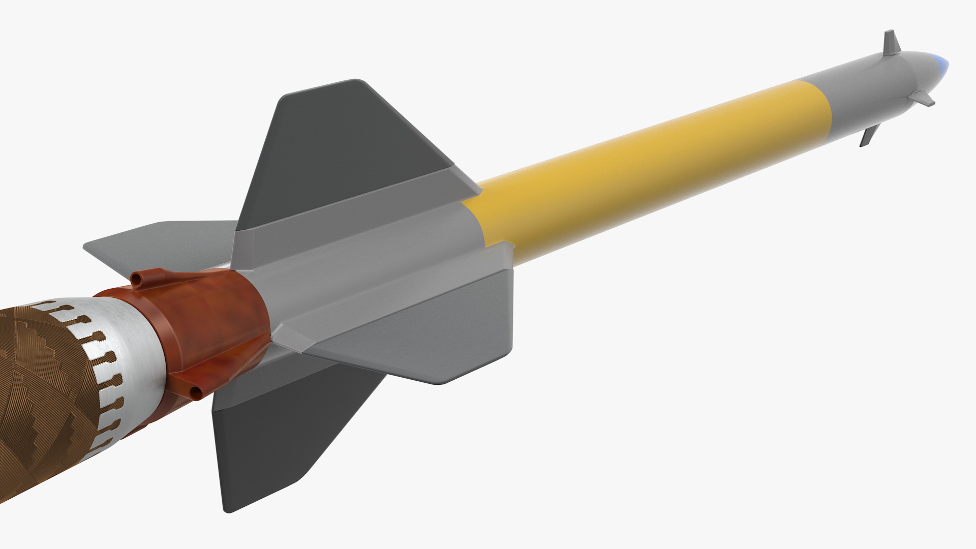 Pantsir S1 Two-Stage Missile 57E6E 3D model