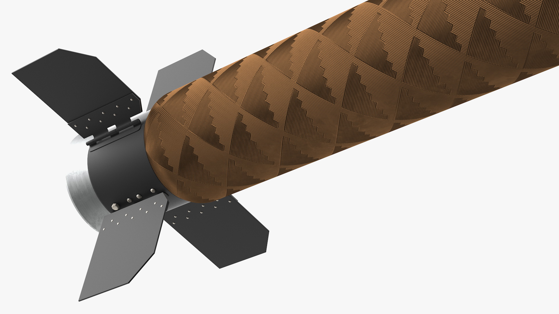 Pantsir S1 Two-Stage Missile 57E6E 3D model