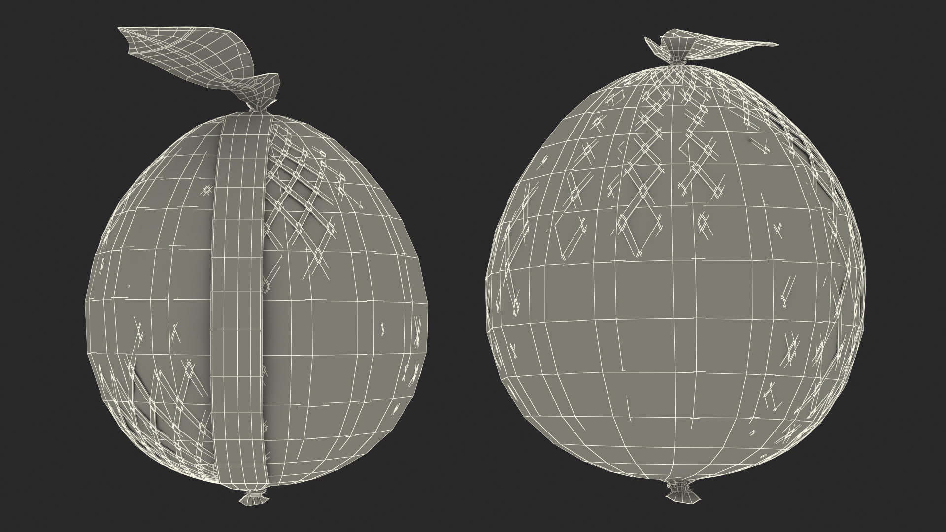3D model Pomelo Green Fruit Package Fur