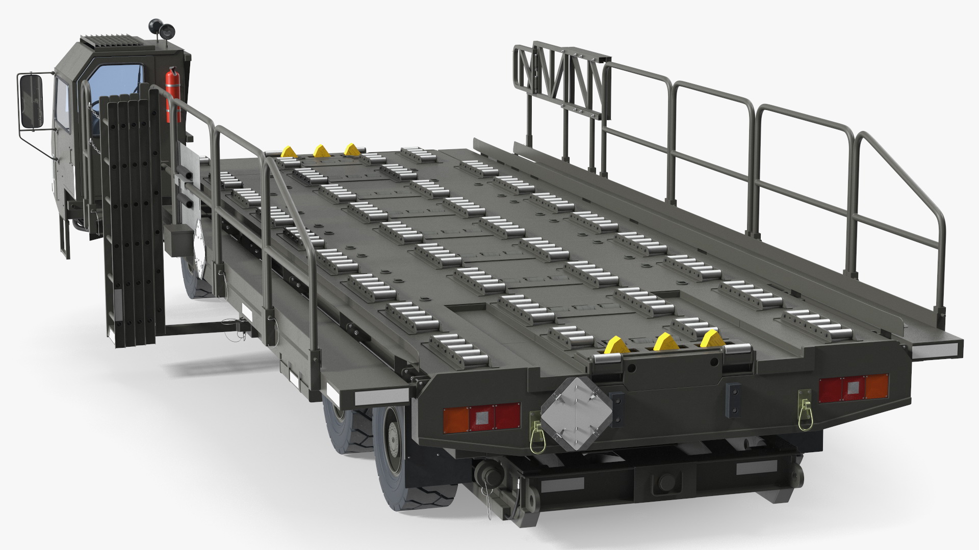 Defense Aircraft Loader New Rigged 3D model