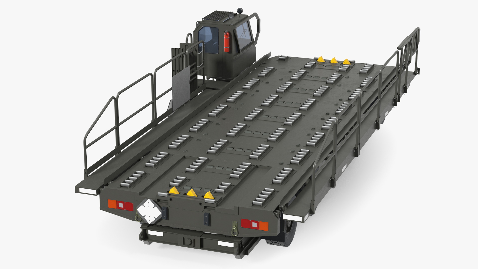 Defense Aircraft Loader New Rigged 3D model