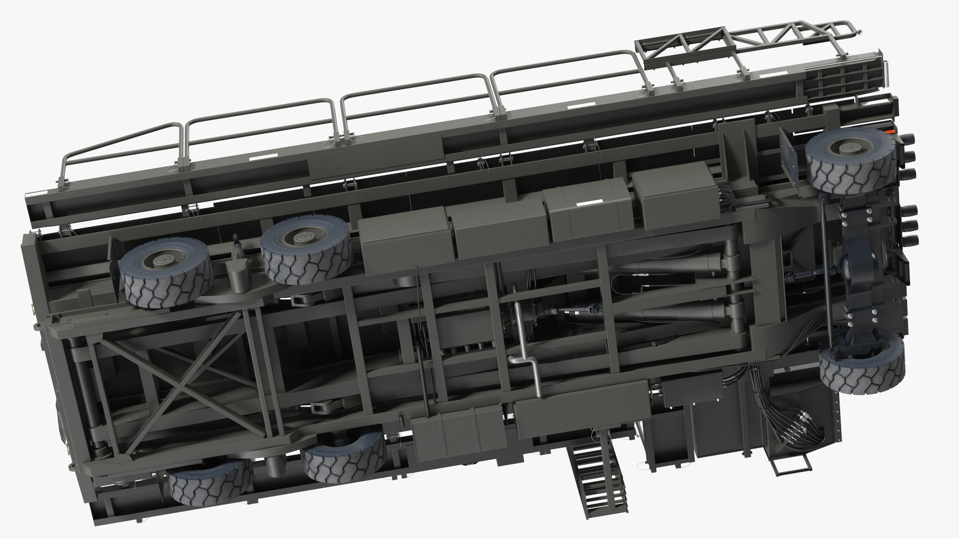Defense Aircraft Loader New Rigged 3D model