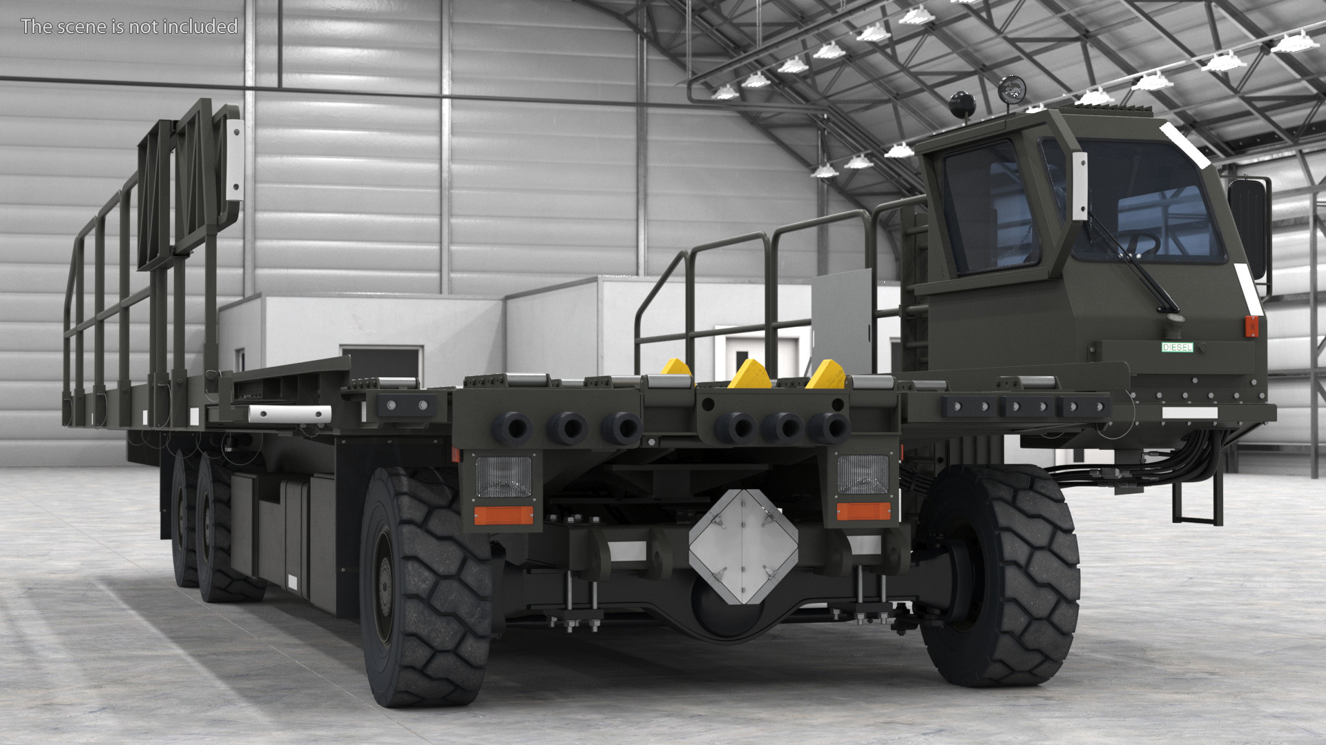 Defense Aircraft Loader New Rigged 3D model