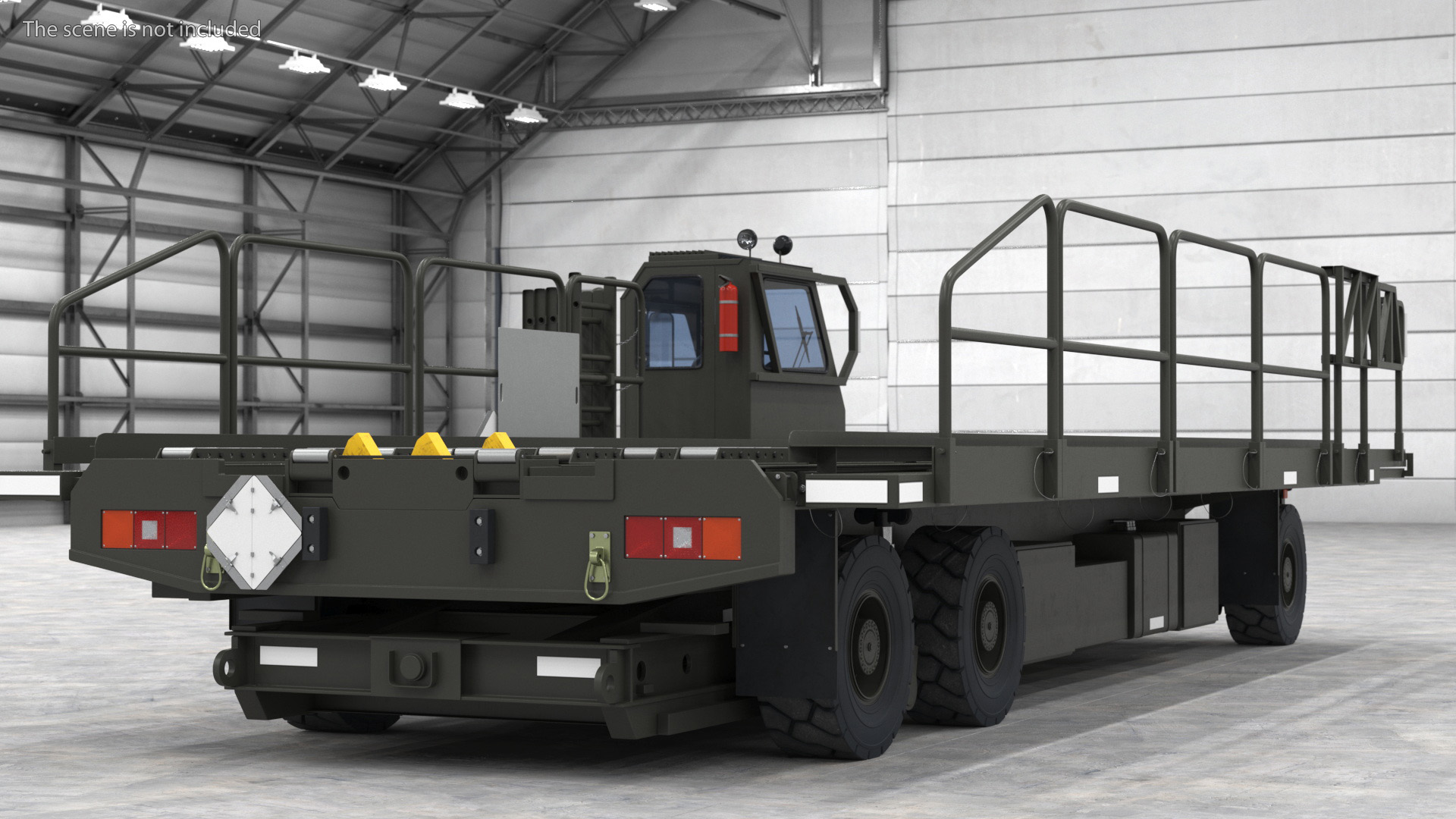 Defense Aircraft Loader New Rigged 3D model