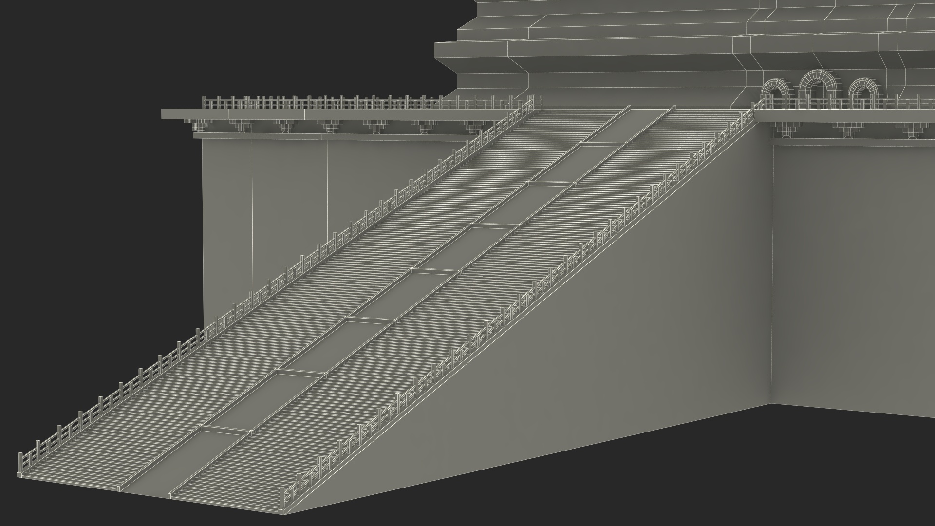 3D model Spring Temple Buddha