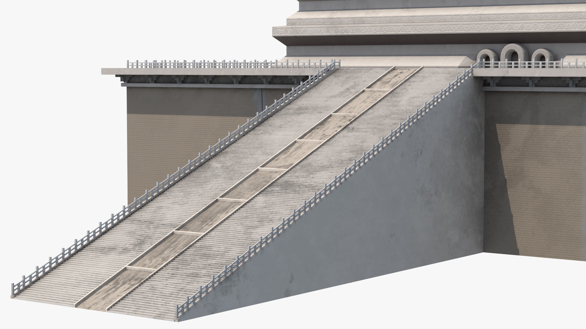 3D model Spring Temple Buddha