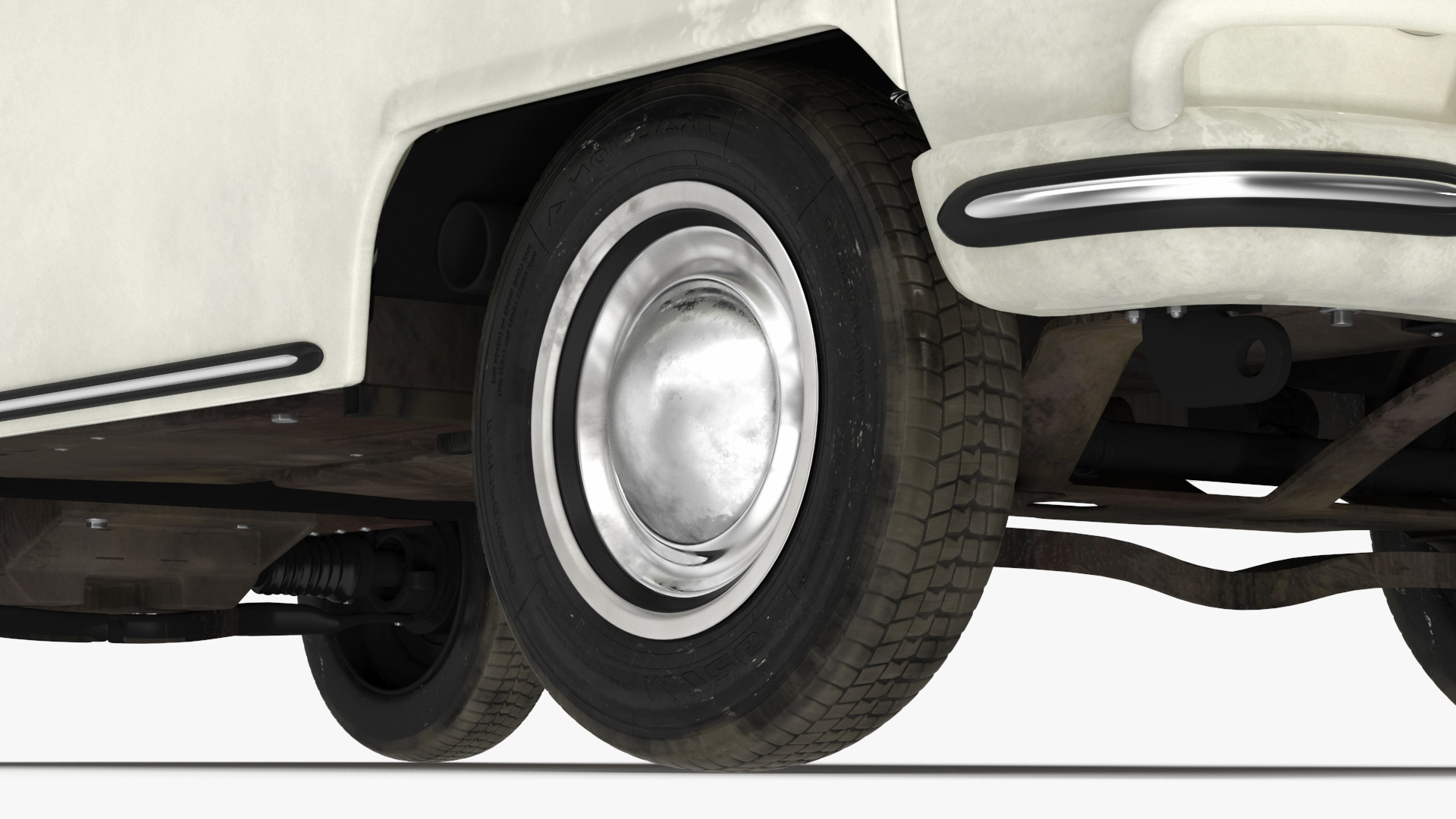 Volkswagen Type 2 Transporter Bus Simple Interior 3D model
