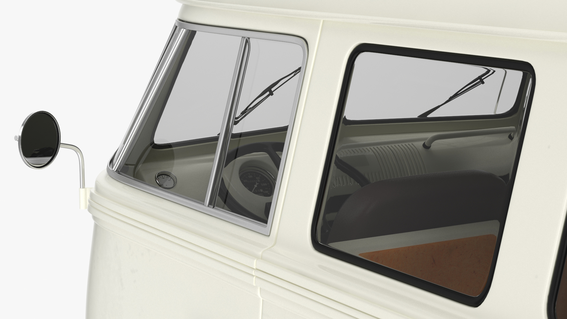 Volkswagen Type 2 Transporter Bus Simple Interior 3D model