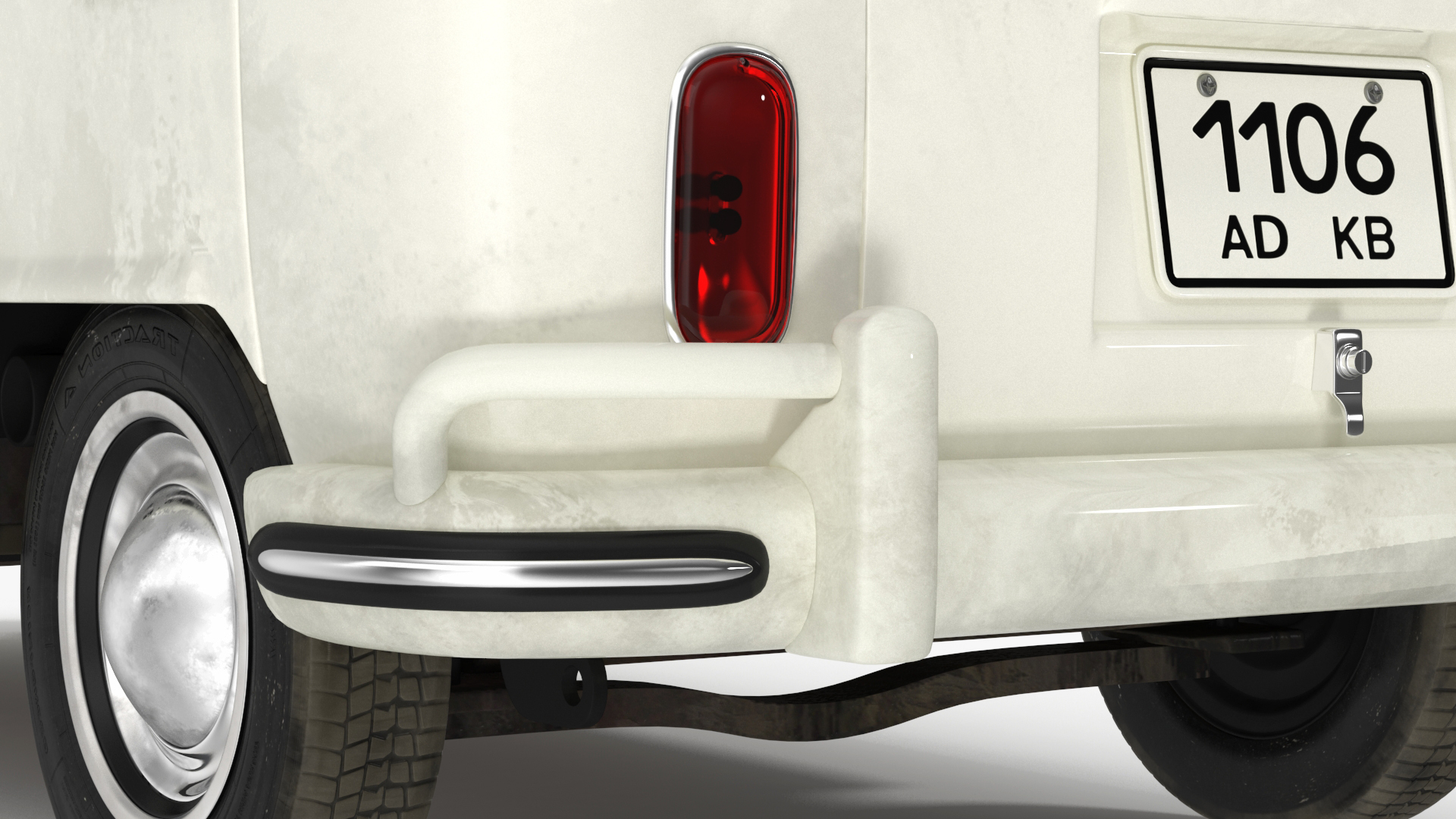 Volkswagen Type 2 Transporter Bus Simple Interior 3D model