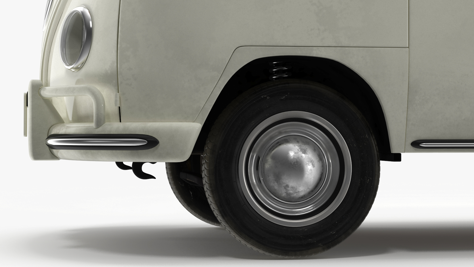 Volkswagen Type 2 Transporter Bus Simple Interior 3D model
