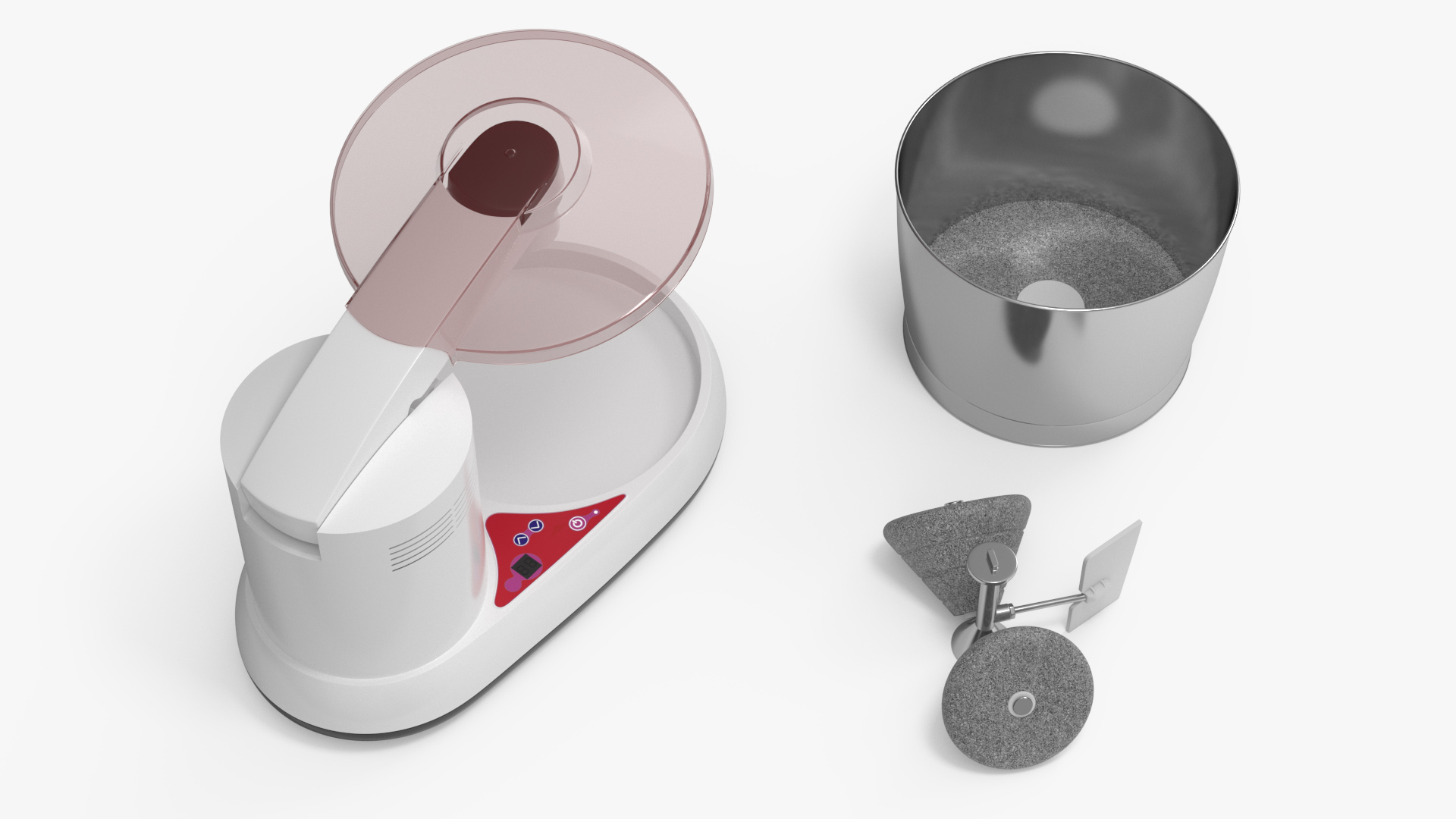 3D Chocolate Melangeur Red model