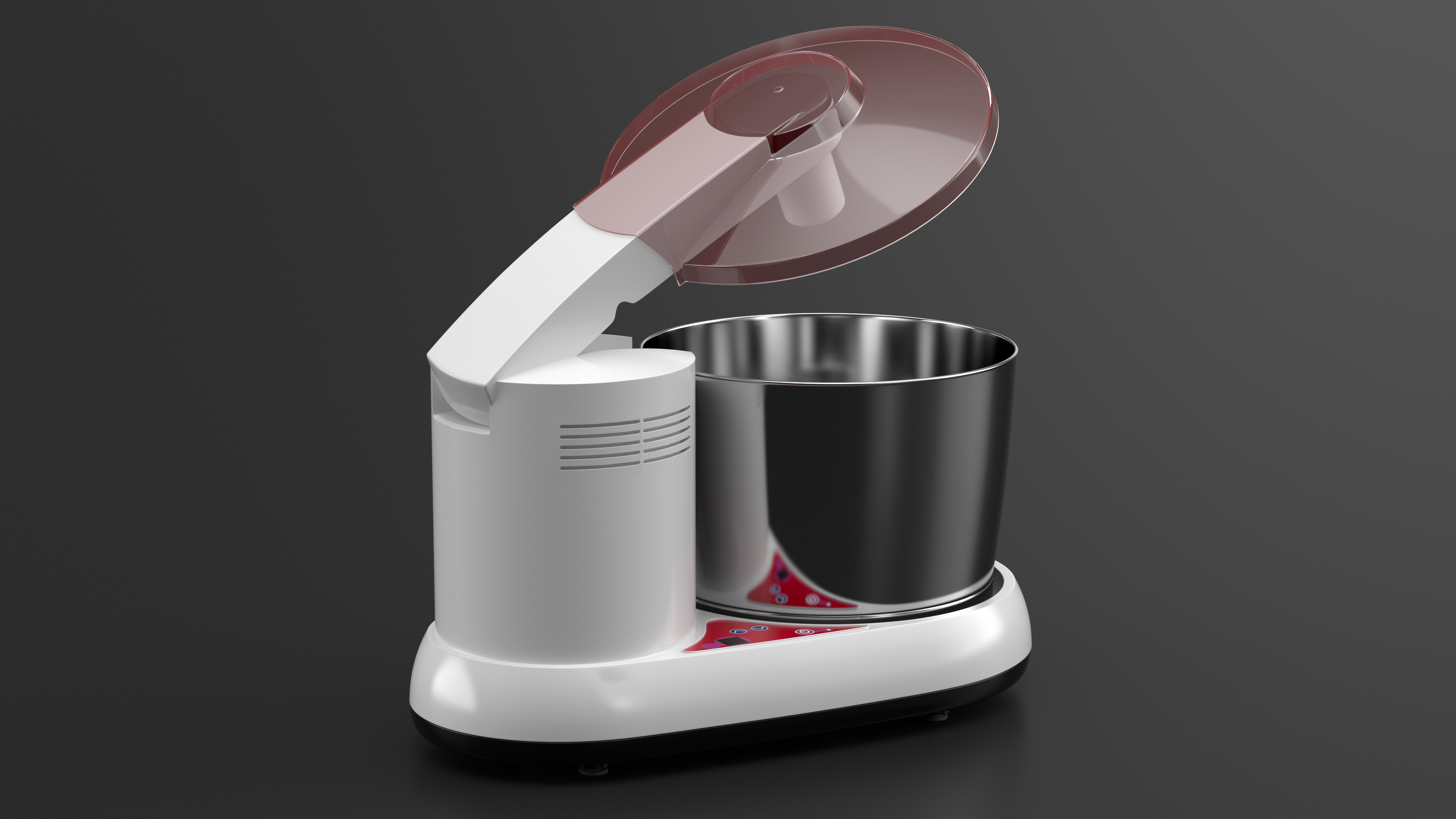 3D Chocolate Melangeur Red model