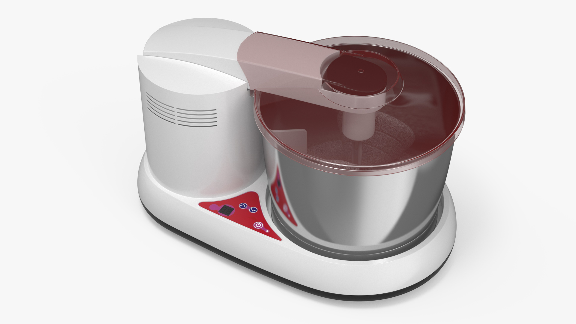 3D Chocolate Melangeur Red model