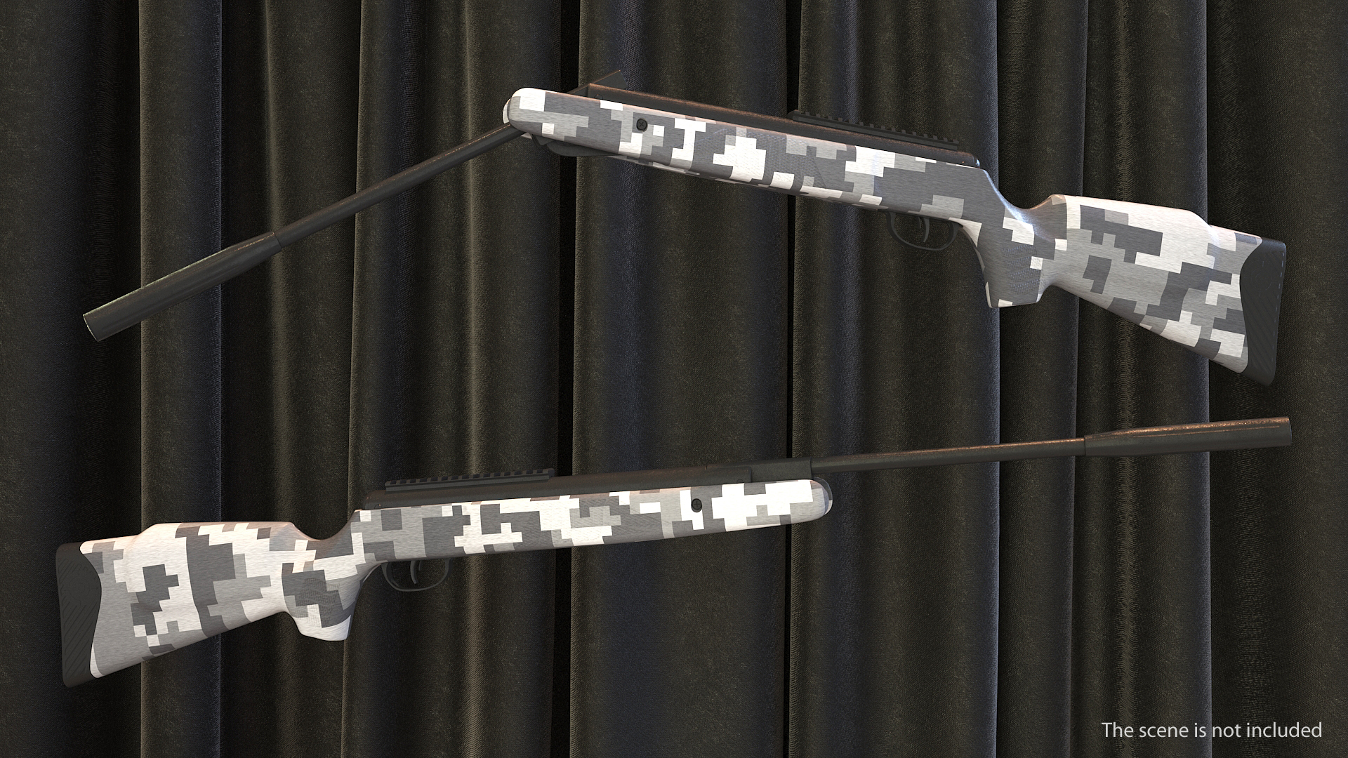 3D Camouflage Air Rifle Generic model