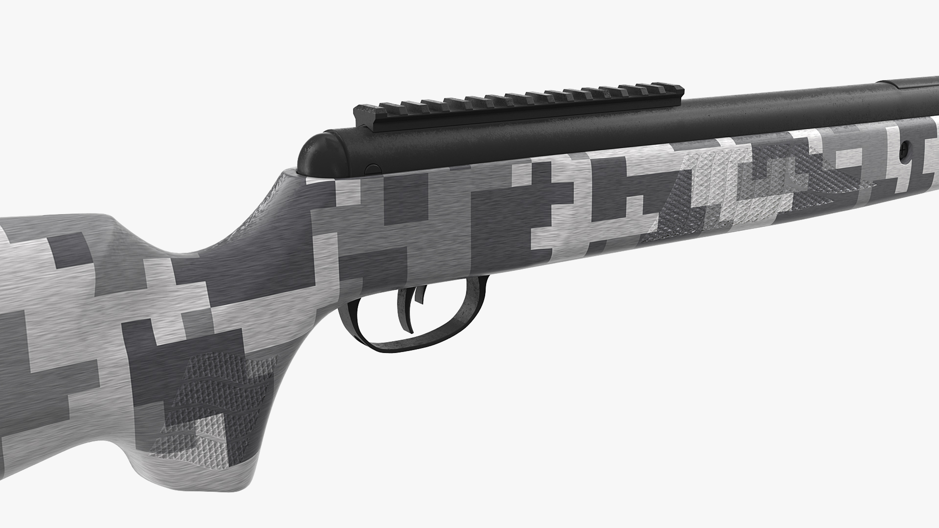 3D Camouflage Air Rifle Generic model