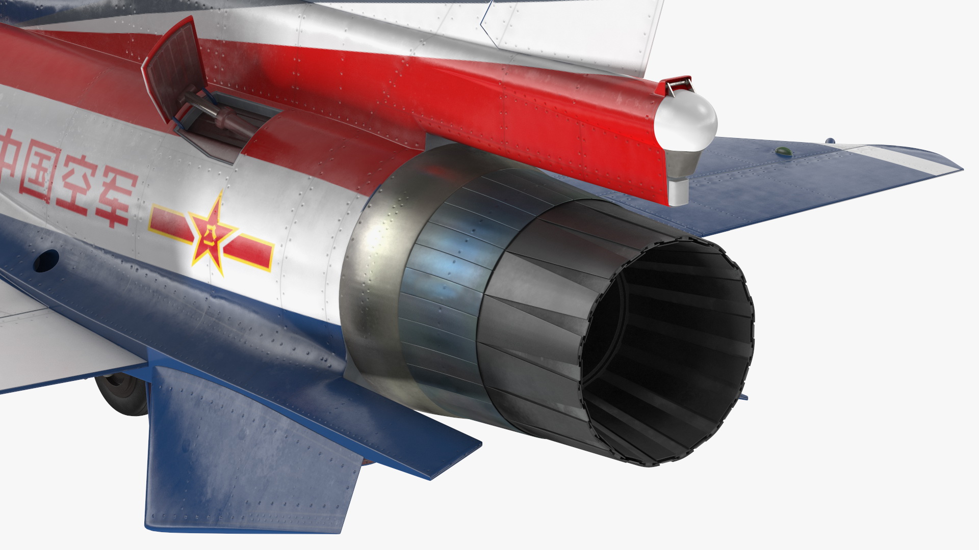 Chengdu J10 S Aerobatic Tandem Exterior Only 3D model