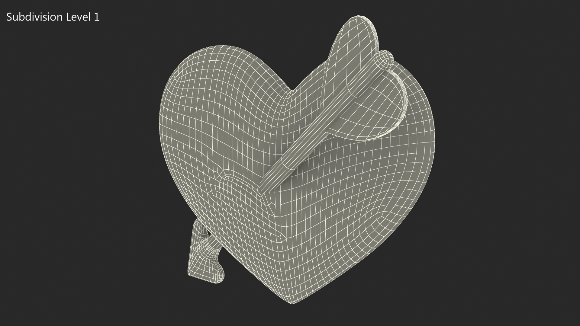 Heart with Arrow Emoji 3D