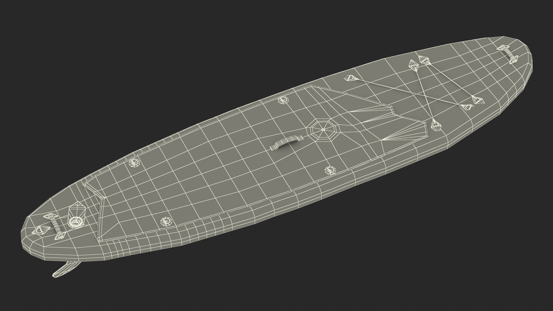 3D model SUP Board Gladiator White