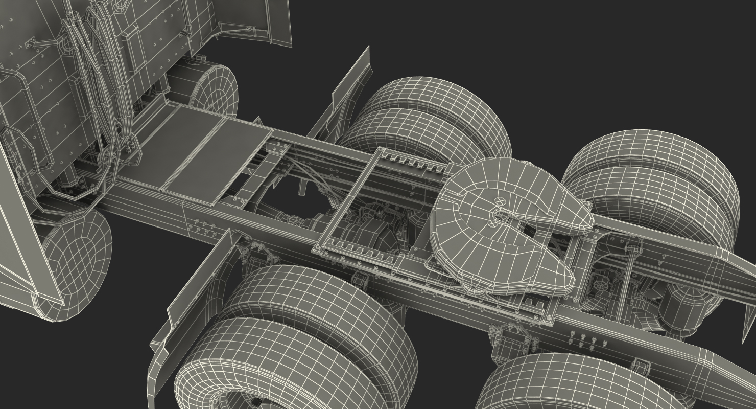 3D model Kenworth W990 Rigged