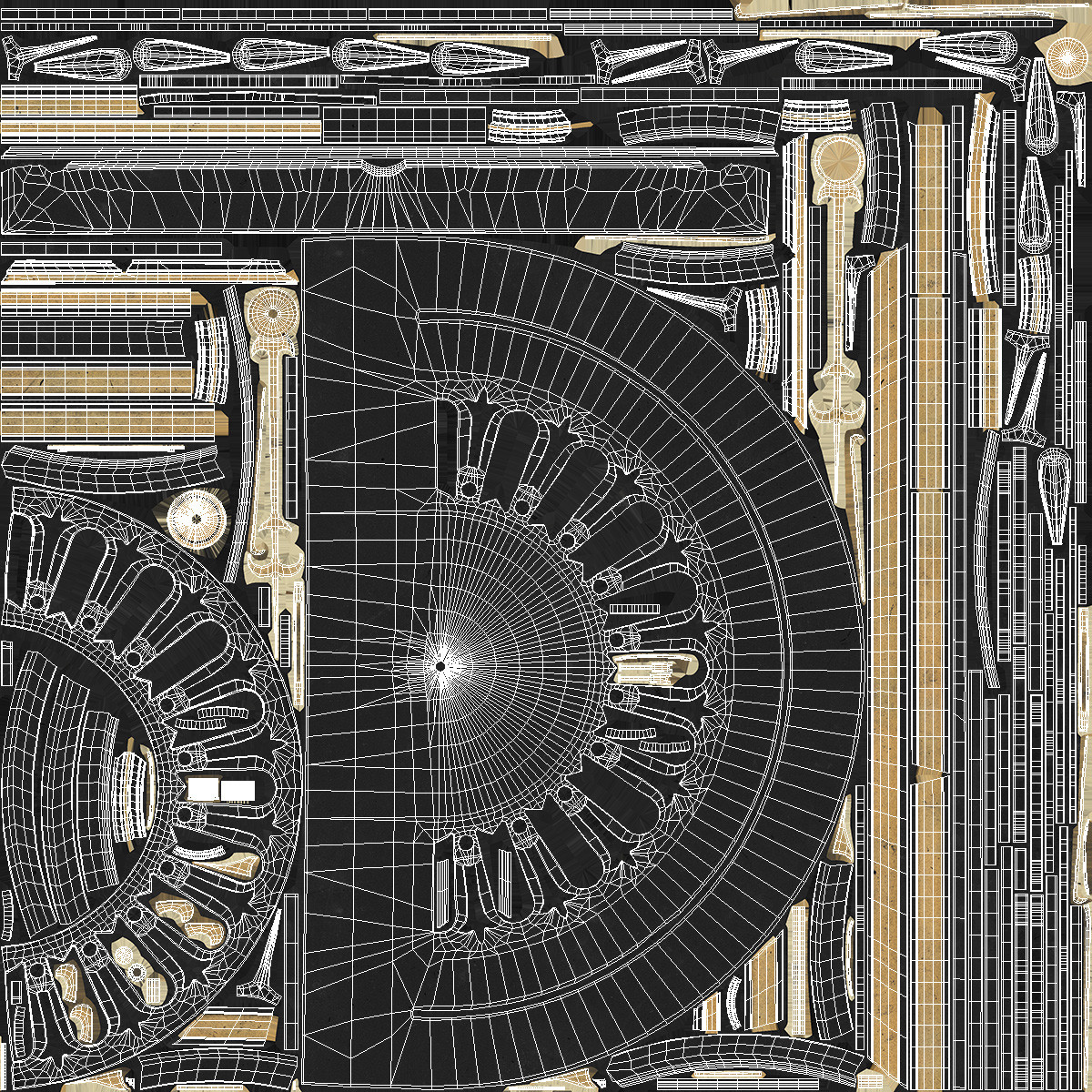 Vintage Elevator Floor Indicator 3D