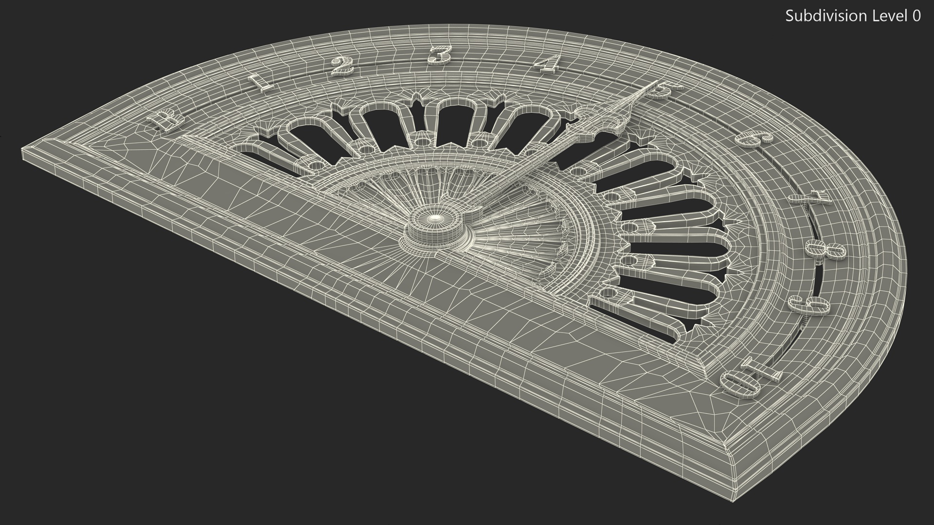 Vintage Elevator Floor Indicator 3D